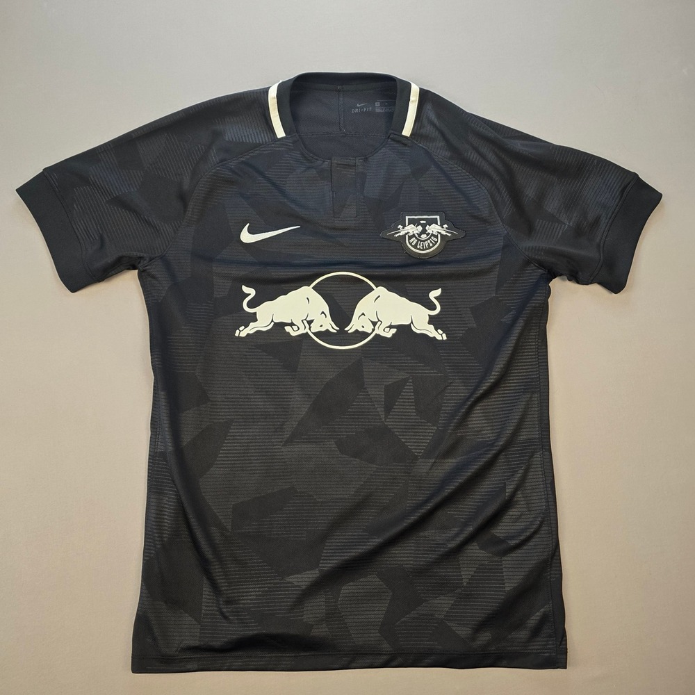 Nike Dri-FIT RB Leipzig Geometric Black Bundesliga Kit Jersey - M